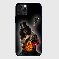 Чехол для iPhone 12 Pro Slash музыкант группы Guns N Roses, цвет: 3D-черный