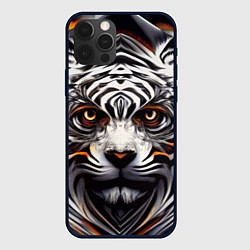 Чехол iPhone 12 Pro Абстракция: тигр