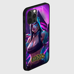 Чехол для iPhone 12 Pro League of Legends Kaisa Kda style, цвет: 3D-черный — фото 2