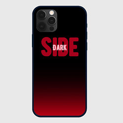 Чехол iPhone 12 Pro Dark side тёмная сторона градиент красно-чёрный