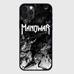 Чехол iPhone 12 Pro Manowar black graphite