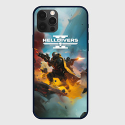 Чехол для iPhone 12 Pro Helldivers 2 art for the game, цвет: 3D-черный