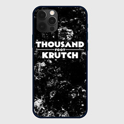 Чехол для iPhone 12 Pro Thousand Foot Krutch black ice, цвет: 3D-черный