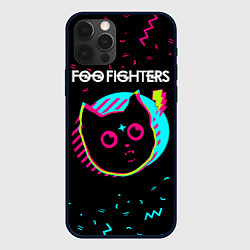 Чехол для iPhone 12 Pro Foo Fighters - rock star cat, цвет: 3D-черный