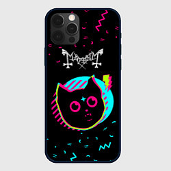 Чехол iPhone 12 Pro Mayhem - rock star cat