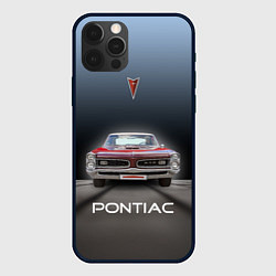 Чехол iPhone 12 Pro Американский масл-кар Pontiac GTO