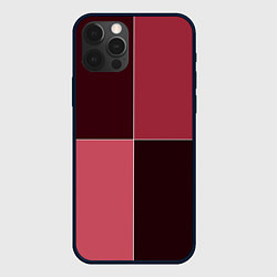 Чехол iPhone 12 Pro Тёмный розовый 4 цвета