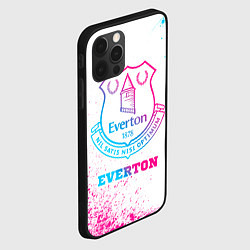 Чехол для iPhone 12 Pro Everton neon gradient style, цвет: 3D-черный — фото 2