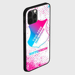 Чехол для iPhone 12 Pro Hoffenheim neon gradient style, цвет: 3D-черный — фото 2