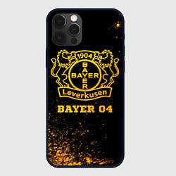 Чехол iPhone 12 Pro Bayer 04 - gold gradient