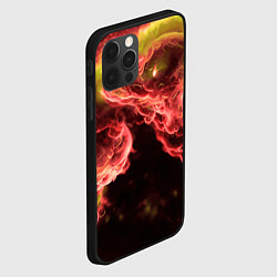 Чехол для iPhone 12 Pro Адское пламя инферно - inferno flame, цвет: 3D-черный — фото 2