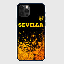 Чехол iPhone 12 Pro Sevilla - gold gradient посередине