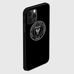 Чехол для iPhone 12 Pro Inter miami, цвет: 3D-черный — фото 2