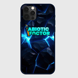 Чехол iPhone 12 Pro Abiotic Factor синее неоновое свечение