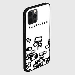 Чехол для iPhone 12 Pro Half life symbol steel gordon, цвет: 3D-черный — фото 2