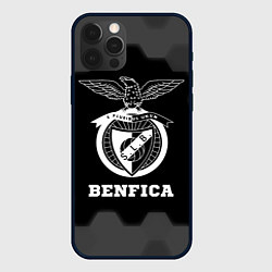 Чехол для iPhone 12 Pro Benfica sport на темном фоне, цвет: 3D-черный