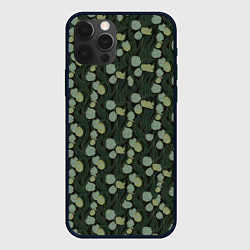 Чехол iPhone 12 Pro Зелёные тюльпаны