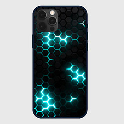 Чехол для iPhone 12 Pro Дед спейс - текстура нанокостюма, цвет: 3D-черный