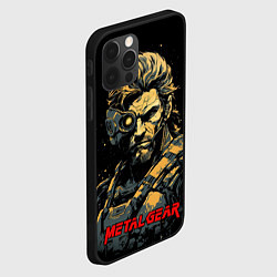 Чехол для iPhone 12 Pro Веном Снейк Metal gear game, цвет: 3D-черный — фото 2