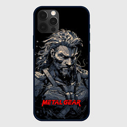 Чехол для iPhone 12 Pro Веном Снейк Metal gear, цвет: 3D-черный