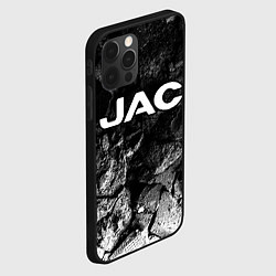 Чехол для iPhone 12 Pro JAC black graphite, цвет: 3D-черный — фото 2
