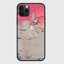 Чехол для iPhone 12 Pro Старая стена с краской, цвет: 3D-черный