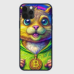 Чехол iPhone 12 Pro Хомяк и биткоин