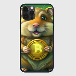 Чехол iPhone 12 Pro Хомяк и крипта