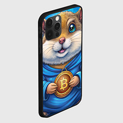 Чехол для iPhone 12 Pro Хомячок с криптой, цвет: 3D-черный — фото 2