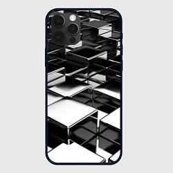 Чехол iPhone 12 Pro Хромированная абстракция