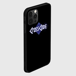 Чехол для iPhone 12 Pro CrossCode, цвет: 3D-черный — фото 2