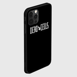 Чехол для iPhone 12 Pro Dead Cells logo white, цвет: 3D-черный — фото 2