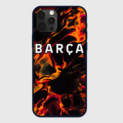 Чехол iPhone 12 Pro Barcelona red lava