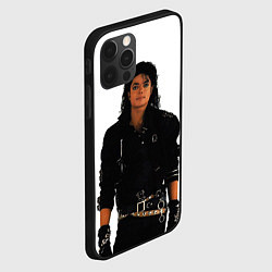 Чехол для iPhone 12 Pro Michael Jackson whos bad, цвет: 3D-черный — фото 2