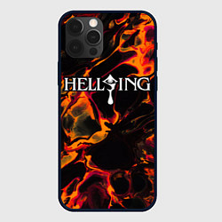 Чехол iPhone 12 Pro Hellsing red lava