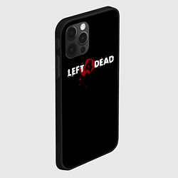 Чехол для iPhone 12 Pro Left 4 Dead logo, цвет: 3D-черный — фото 2