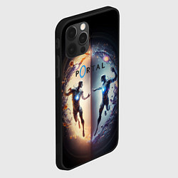 Чехол для iPhone 12 Pro Люди в портале, цвет: 3D-черный — фото 2