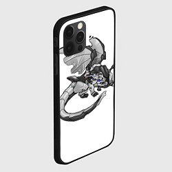 Чехол для iPhone 12 Pro BMW M1000RR drago, цвет: 3D-черный — фото 2