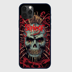 Чехол iPhone 12 Pro Slipknot череп зомби