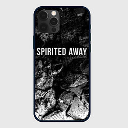 Чехол для iPhone 12 Pro Spirited Away black graphite, цвет: 3D-черный