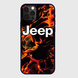 Чехол iPhone 12 Pro Jeep red lava