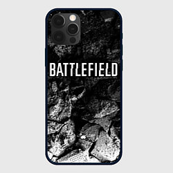Чехол iPhone 12 Pro Battlefield black graphite