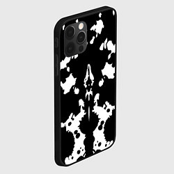 Чехол для iPhone 12 Pro Тест Роршаха - нейросеть, цвет: 3D-черный — фото 2