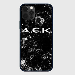 Чехол iPhone 12 Pro AEK Athens black ice