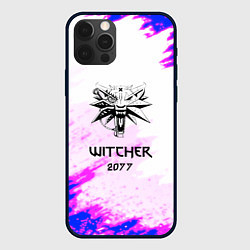 Чехол iPhone 12 Pro The Witcher colors neon