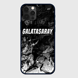 Чехол iPhone 12 Pro Galatasaray black graphite