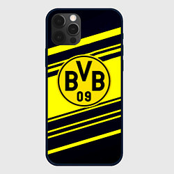 Чехол iPhone 12 Pro Borussia sport geometry