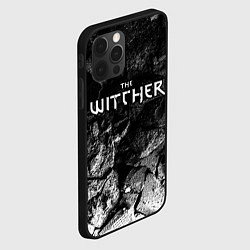 Чехол для iPhone 12 Pro The Witcher black graphite, цвет: 3D-черный — фото 2