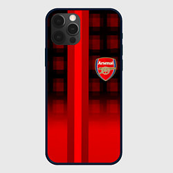 Чехол iPhone 12 Pro Arsenal fc sport geometry steel