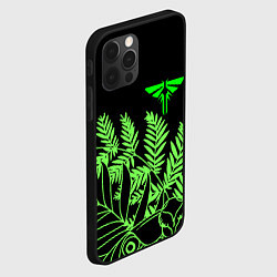 Чехол для iPhone 12 Pro The Last of Us acid logo, цвет: 3D-черный — фото 2